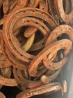 70 Used Steel Nevada Rusty Horseshoes No Nails Lot Art Decor Rustic Western Weld