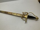Vintage Steel Ornate Replica Rapier Sword Imperial City Toledo Spain 29  Long