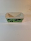Nantucket Halloween Spooky Batty Bats Boo  Ceramic Mini Loaf Pan 6 5x4x3