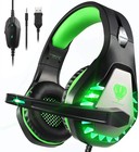 Gaming Headset Mic Headphone Stereo Bass Surround For Ps5 Ps4 Pc Xbox One 3 5mm