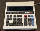 Vintage Sharp Compet Cs-2122 12-digit Desktop Calculator Made In Japan Retro
