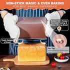 2 Pack Pullman Loaf Pan With Lid  1 Lb 0 5 Lb Dough Capacity  Premium Non-stick