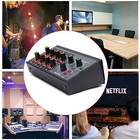 Modern 8-channel Mono Stereo Audio Mixer Home Karaoke Sound Mixing Amplifier