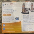 At t  3 Handset Cordless Answering System El52300 Caller Id Dect 6