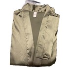 Silk Satin Robe Wedding Bride Bridesmaid Kimono Dressing Gown Size M Green New