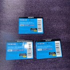 Sony Dvc Dv Digital Video Cassette 60 Min Premium New Lot Of 3