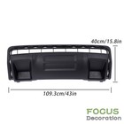 New For Gmc Canyon 2015-2020 Plastic Front Lower Open Bumper Plate Replacement