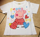 Nwt Peppa Pig Graphic White S s Top With Cute Pink Berumda Short Set 4 5 6x