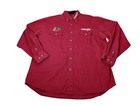 Vintage Wrangler Justin Boots Western Shirt Red Button Down Men s Xl Rodeo
