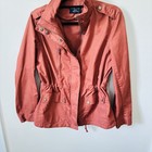 Womens Love Tree Jacket Size Xl Brick Red Utility Cotton Military    See Note  