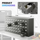 50 Drawers Metal Storage Drawer Cabinet Hardware Organization Storage Box