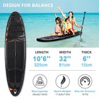Inflatable Paddle Board  Stand Up Paddleboard With Sup Camera Seat  Wide Stan   