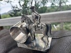 Vintage Western Cowboy Napkin Ring   Silver Plated  Cowboy Table Setting Gift