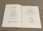 Original 1971 Elvis Summer Festival Sahara Tahoe Hotel Souvenir Menu   Ashtray