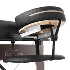 Professional Portable Lightweight Bi-fold Massage Table W Reiki Panels - Black