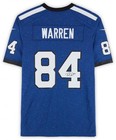 Tyler Warren Indianapolis Colts Signed Nike Blue And Black Alternate Game Jersey