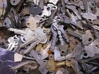 Vintage Lot Of 11 Lbs Of Mixed Keys Crafts Etc 