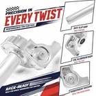 7 8  22mm Cnc Quick Twist Throttle Kit     Universal Aluminum Type B Silver