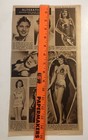 Vtg 1940   s Hollywood Movie Star Rita Hayworth Authentic Newspaper Clip 0c25