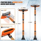 42  Ice Scraper And Extendable Snow Brush  Detachable Snow Scraper  Emergency Sn