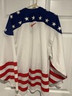Nike Team Usa Jersey Size Large Used 2004 Word Cup Of Hockey