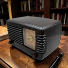 Vintage 1949 Philco Transitone Model 49-500 Radio Mcm Brown Bakelite Case  Nice 