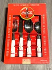 Lot Vtg Coca-cola Gibson Silverware   Kitchen Shakers Napkin Dispenser Coke