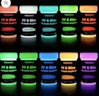 10 Glow In The Dark Acrylic Paint  Extra Bright Colors  30ml 1oz Waterproof Glow