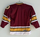 Chicago Wolves Youth Hockey Jersey Maroon Gold White Ahl Wolf Logo  m 