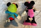 Vintage Disney Mickey And Minnie Mouse Plush  10    Disneyland Walt Disney World