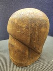 Vintage Antique Wooden Wood Hat Mold Millinery Hat Block Form Display 