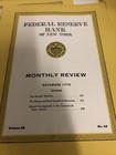 Federal Reserve Bank Of New York Monthly Review 1970 Complete Year Finance Money