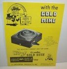 Gold Mine Arcade Flyer Original Coin-op Trade Stimulator Counter Game Universal