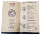 Vintage 1980s Beef   Burgundy Restaurant Menu