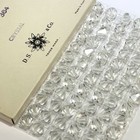 Swarovski Art   364-5301 10mm Clear Crystal In Box Of 72pcs Vintage Bicone Beads