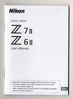 Nikon Z6 Ii   Z7 Ii Mirrorless Camera Genuine Instruction Manual In English