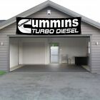 Cummins Turbo Diesel Banner Flag 2x8 Ft Car Racing Show Garage Wall Workshop New