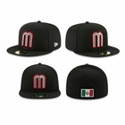 New Era 59fifty Mexico Baseball Black Fitted Hat