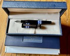 Conklin Toledo Blue   Black Fountain Pen W  Omniflex Nib - New In Box 