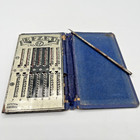 Antique Efzet German Pocket Mechanical Calculator Produx Slide Adder W  Stylus