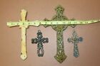 Old Fashioned Country Theme Cast Iron Wall Crosses For Home Decor - Lewis