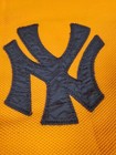 Vintage New York Ny Men s Orange W  Dark Blue Strips Big Land Jersey Size Xl