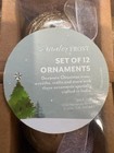 24 Winter Frost Christmas Tree Ornaments 2 Boxes Of 12 Jmle