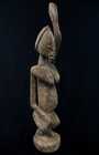 African Art Primitive Arts Africa - Tellem Dogon Statue With Raised Arm - 50 Cms