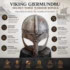 Viking Gjermundbu Helmet     10th Century Medieval Armor Replica