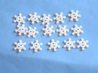 Winter Shimmer   Glitter Snowflake Sew-thru Buttons   Buttons Galore Christmas