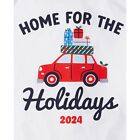 Baby Kids 2 Piece Family Matching Christmas Pajama Sets Cotton Blue Home For    