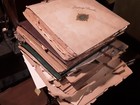 Huge Pile Of Old Scrapbooks