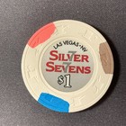 Silver Sevens Las Vegas Nevada  1 Casino Chip 2013 Gaming Token Poker Chip