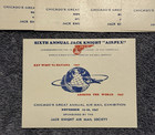 1947 Jack Knight Airpex Poster Stamp Labels Lot  11  Chicago Airmail Expo